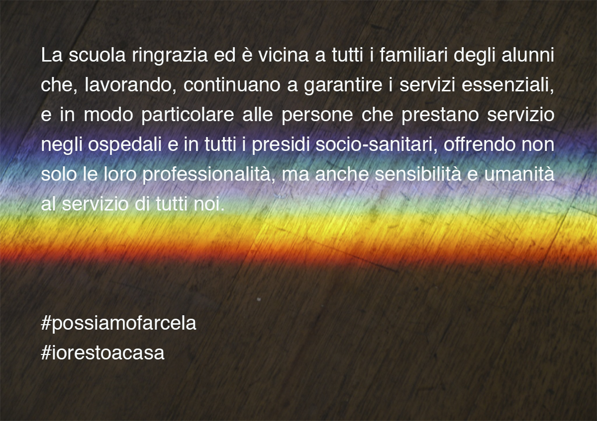 #Possiamofarcela#iorestoacasa