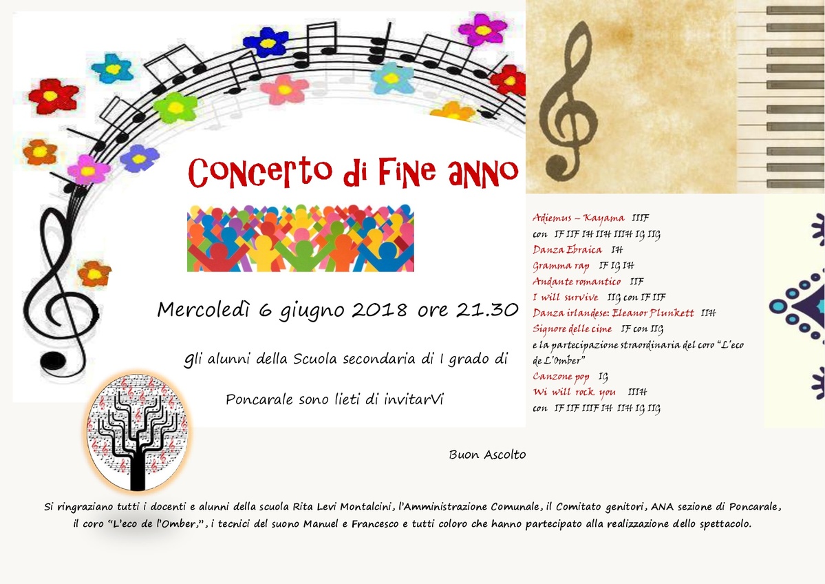 Festa di fine Anno Scolastico Scuola Secondaria di Poncarale